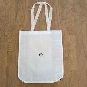 3for $15! Large Lululemon Shopping Bag Black and White logo Tote